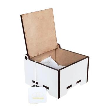 Imagem de Caixa chá para sublimação em MDF decoração cozinha casa - N/A