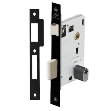 Imagem de Fechadura imab máquina  avulsa 55mm externa c/ cilindro preta