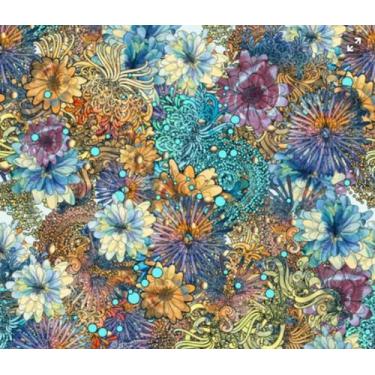 Imagem de Papel de Parede Contact Adesivo para Sala Quarto Floral JAMFL FLORES 3
