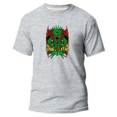 Imagem de Camiseta Basica Premium Estampa Digital Monstro Zombie  - NoBrand, Cin