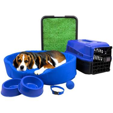 Imagem de Kit Pet Grande Cama Europa com Sanitário Grama e Transporte - Supri Pe