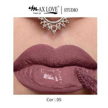 Imagem de Batom Matte Max Love Liquido 24 Horas Nude, COR 05