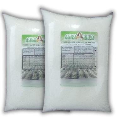 Imagem de Fertilizante Sulfato De Amônio 10Kg Adubo 100% Soluvel - AGROADUBO