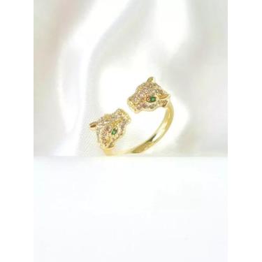 Imagem de Anel Ajustável Dragão Feminino - Banhado a Ouro 18k - ToJoia18k