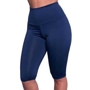 Imagem de Bermudão Fitness Vekyo Modas Feminino Suplex Liso Short Roupa de Acade