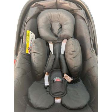 Imagem de Almofada Amamentação + Ninho Redutor Leão + Redutor Bebê Conforto Pret