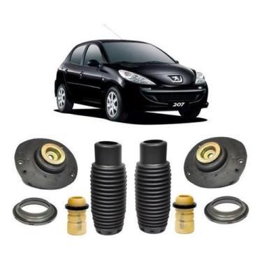 Imagem de Kit Coxim Batente Do Amortecedor Dianteiro Peugeot 207 - Qualykits
