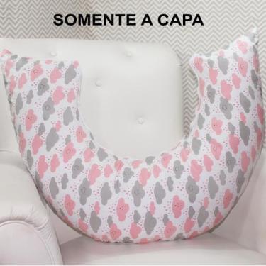Imagem de Capa para Almofada Amamentação - Laura Baby, Chuva de Benção Rosa