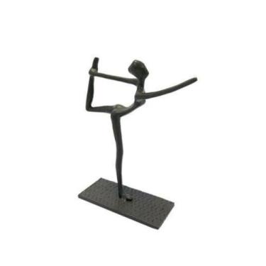 Imagem de Escultura Decorativa Preta Bailarina Lindos Detalhes Luxo - LUXdécor