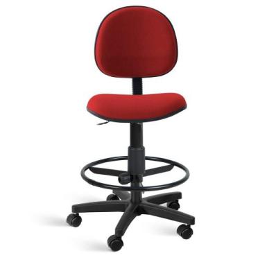 Imagem de Cadeira Executiva Turim Giratória Caixa 0505 Vermelha - Flex Cadeiras