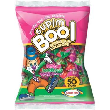 Imagem de Pirulito Supimbool Sortido 600g -  Santa Rita - Balas Santa Rita