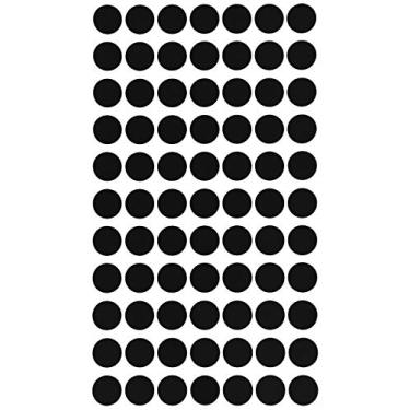 Imagem de Adesivos de pontos coloridos verde-royal 1,5 cm – etiquetas pretas removíveis, ótimos para codificação por cores de 15 mm (aproximadamente 5/8" 19/32) – Pacote com 770