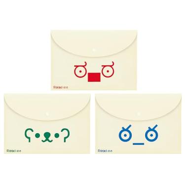 Imagem de FOLDERMATE Pastas de arquivo de plástico para documentos, envelopes de enchimento de poliéster para tamanho carta A4, organizar para material escolar e de escritório, 3 cores, 3 pacotes