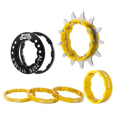 Imagem de ZOCKZ Roda dentada de cassete de velocidade única 12/13/14/15/16/17/18/19/20/21/22T MTB Kit de conversão de velocidade única bicicleta roda dentada de cassete de bicicleta de velocidade única para