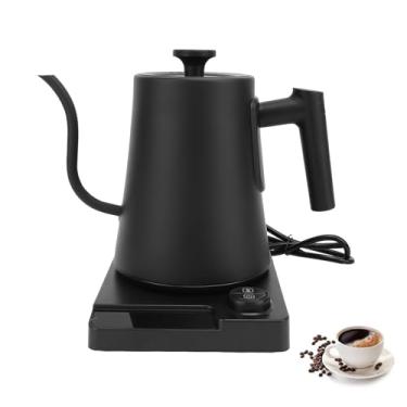 Imagem de Chaleira elétrica pescoço de ganso, chaleira elétrica de 1000 ml, chaleira elétrica inteligente de ebulição, controle de temperatura e modo de retenção, bico de pescoço de ganso, chaleira elétrica de