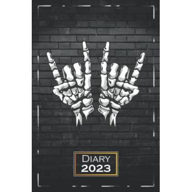 Imagem de Diary 2023: Music, Musician | A5 (6x9) | One Week on a Double Page | From Monday to Sunday | Weekly Planner | Motive | qb2