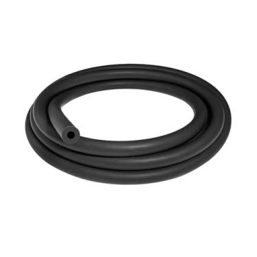 Imagem de Unicaravan Mangueira de vácuo de silicone 10FT ID 1/4" (6 mm), espessura da parede 4 mm, tubo preto fosco, uso automotivo marítimo e industrial
