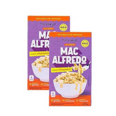 Imagem de Kit 2X: Macarrão MacAlfredo com Frango Sem Glúten Holysoup 200g