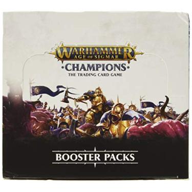 Imagem de PlayFusion PLFW82501 Inc Warhammer Age of Sigmar Champions Jogo de cartas colecionáveis: Booster Display