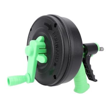 Imagem de Trado de Cobra para Encanamento, 2 Modos Eficientes, 65 Aço Manganês, Dreno de Mola, Removedor de Entupimento para Cozinha, Banheiro, Pia, Tubos de 50 a 75mm (Primavera de 7,5m)