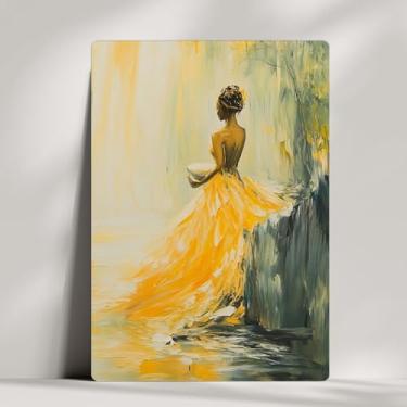 Imagem de Coleção de 26 quadros decorativos - Umbanda e Candomblé - Decoração Orixá - Afro Brasileira - 28x20cm (Oxum)