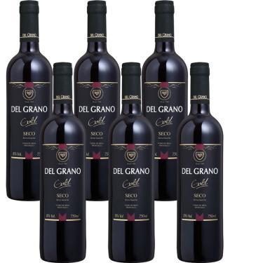 Imagem de Cx 6 Vinho Del Grano Tinto Seco 750 ml