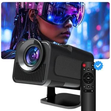 Imagem de Projetor HY320 MagicCub 1080p preto envio do Brasil 110/220