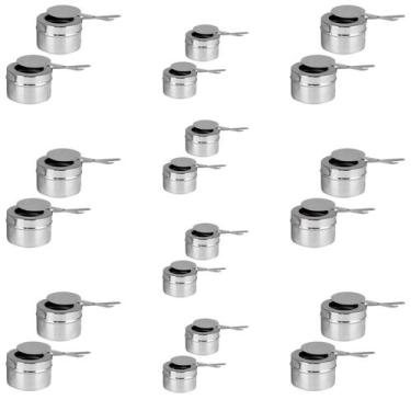 Imagem de 20 Fogareiros Acendedor Espiriteira em Aço Inox p Rechaud - Ipe Cozinh