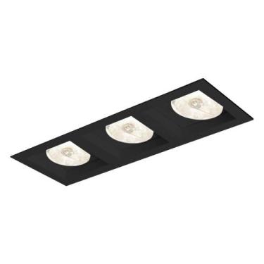 Imagem de Spot de Embutir Recuado Direcionável Triplo PAR20 31x11x8,5cm D&D - D&