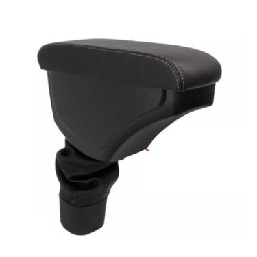 Imagem de Apoio De Braço Encosto Onix e Prisma 2012 2013 2014 2015 2016 2017 2018 2019 Preto Com Linha Azul