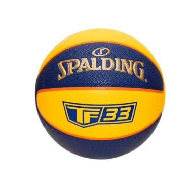 Imagem de Bola de Basquete Spalding 3X3 TF-33 Amarelo/Azul Tamanho 6