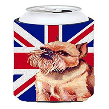 Imagem de Brussels Griffon with English Union Jack British Flag Tall Boy Beverage Insulator Hugger LH9466TBC
