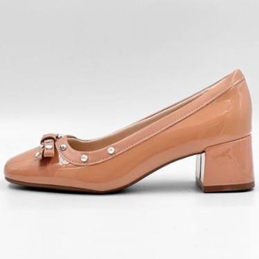 Imagem de Sapato Moleca Boneca em Verniz Salto Médio Feminino-Feminino