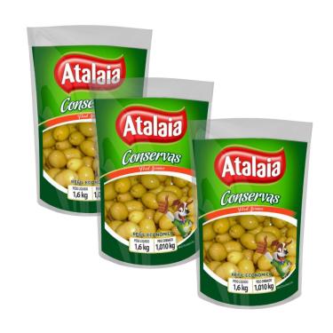 Imagem de Azeitona Verde Atalaia Arauco Argentina c/ Caroço 20/24 3kg