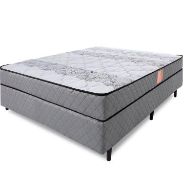 Imagem de Cama Box Colchão Viúva Ortopédico Firme Espuma D33 Antialérgico Certificado 128x188x51cm - bf Colchões