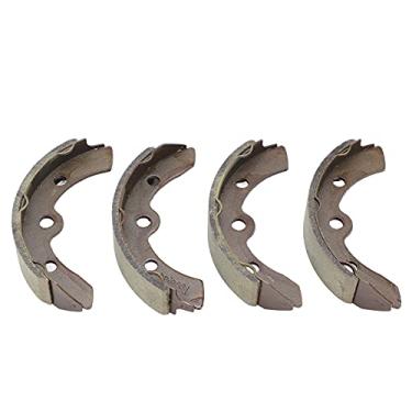 Imagem de MUNEFE Tênis de freio de carrinho de carrinho de golfe, sapatos de freio de carro kits de pinos, pastilhas de freio de reposição de metal para melhorar os veículos que param