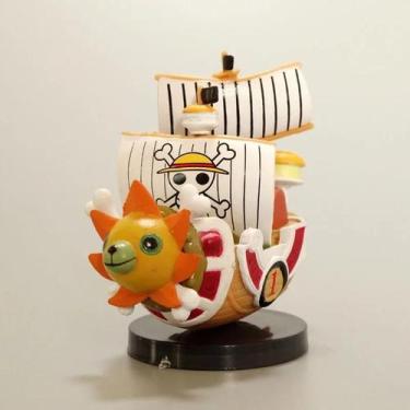 Imagem de 7cm Anime Uma Peça Luffy Navio Modelo Brinquedo Super Bonito Mini Mil 