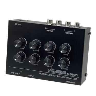 Imagem de YIJU EQ207 Amplificador de som do equalizador de sete bandas