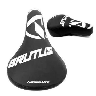 Imagem de Selim Brutus 218X147MM - ABSOLUTE, Preto com branco