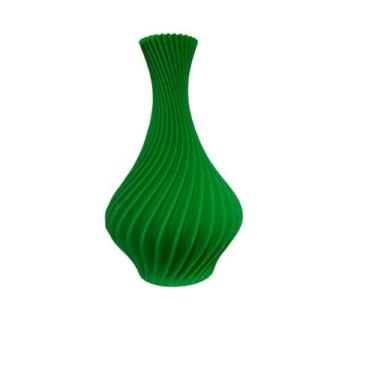 Imagem de Vaso Jarro Decorativo Espiral  Plástico  Flores Artificiais - Genérica