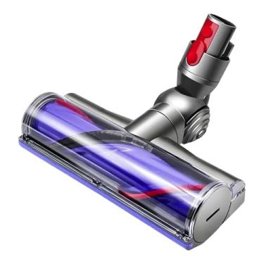 Imagem de Chrostion Limpador de cabeça de substituição para Dyson V7 V8 V10 V11 V15 SV10 SV11 SV12 SV14 SV24 Acessório de cabeça de escova de rolo de cerdas de acionamento direto para tapetes de madeira