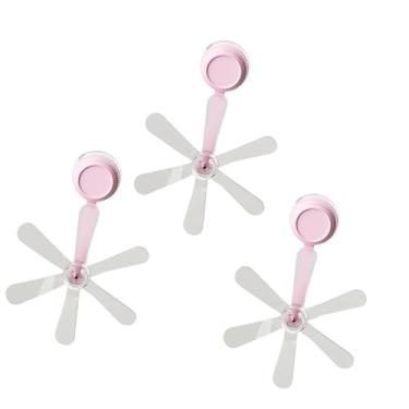 Imagem de XLWLLNJ 3 peças Defletor de ar condicionado anti eólico defletor de pára - leve Acessórios de capa de desviador de ar para casa, Rosa