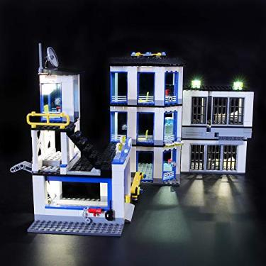 Imagem de GEAMENT LED Light Kit Compatible with Lego Police Station - Lighting Set for City 60141 Building Model (Model Set Not Included)