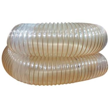 Imagem de Rolo de 5 Metros de Mangueira Vácuo Ar PU Cobreado 5 Polegadas Borrach