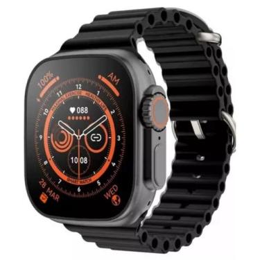 Imagem de Smartwatch Relogio Inteligente Masculino Preto caixa 49Mm Ultra - khos