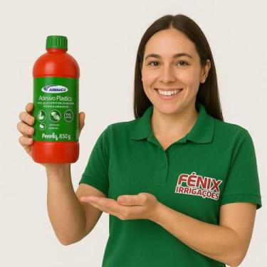 Imagem de Cola Adesivo 850g Plástico Tubo E Conexões Pvc Amanco