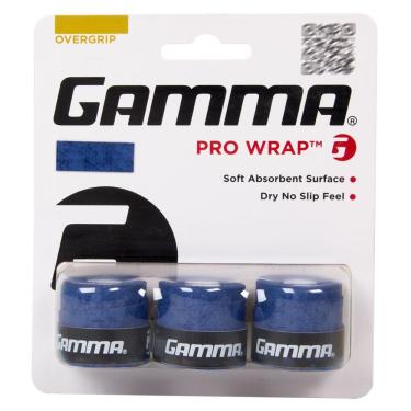 Imagem de Overgrip Gamma Pro Wrap com 03 Unidades Azul