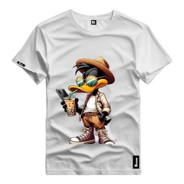 Imagem de Camiseta Masculina Personalizada Patolino Personagem Desenho Estiloso 