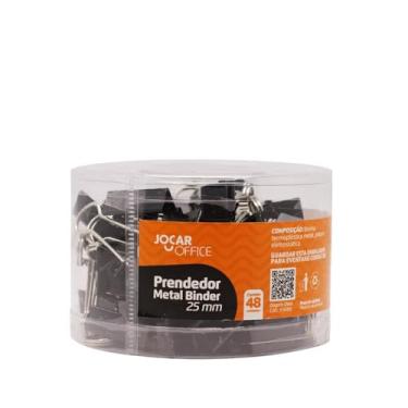 Imagem de PRENDEDOR METAL BINDER PRETO 25MM POTE/48 UN JOCAR OFFICE