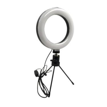 Imagem de Ring Light 16cm/06 Polegadas+ Tripé De Mesa - LD 